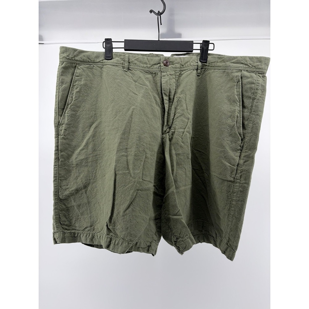 Gap Olive/Sage Green Shorts, Linen Blend, 10" Inseam, Men's Size 42